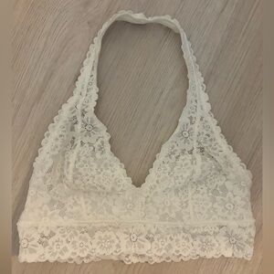 Aerie White Lace Bralette - Size M